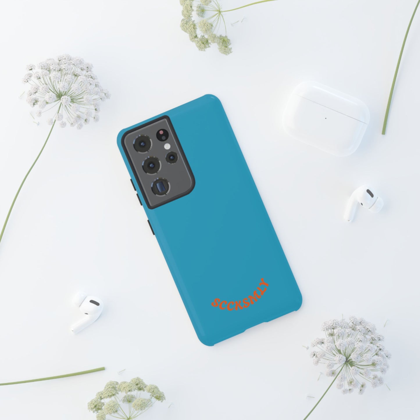 SOLID Blue Spook Tough Case for Samsung