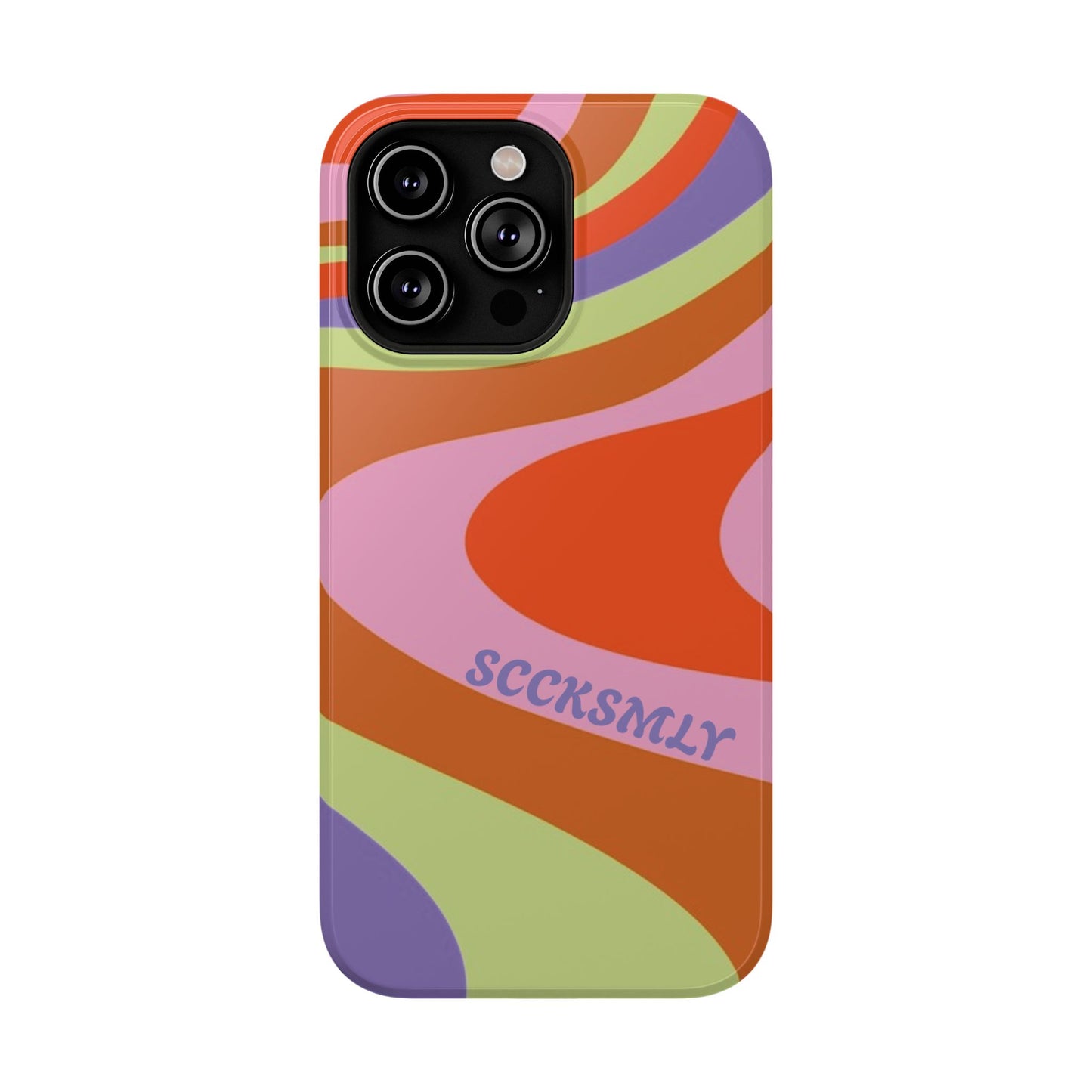 Curvy Swirl Phone Case for Apple