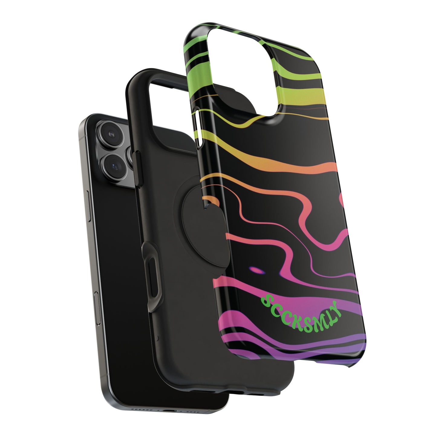 Dark Rainbow Phone Case for Apple