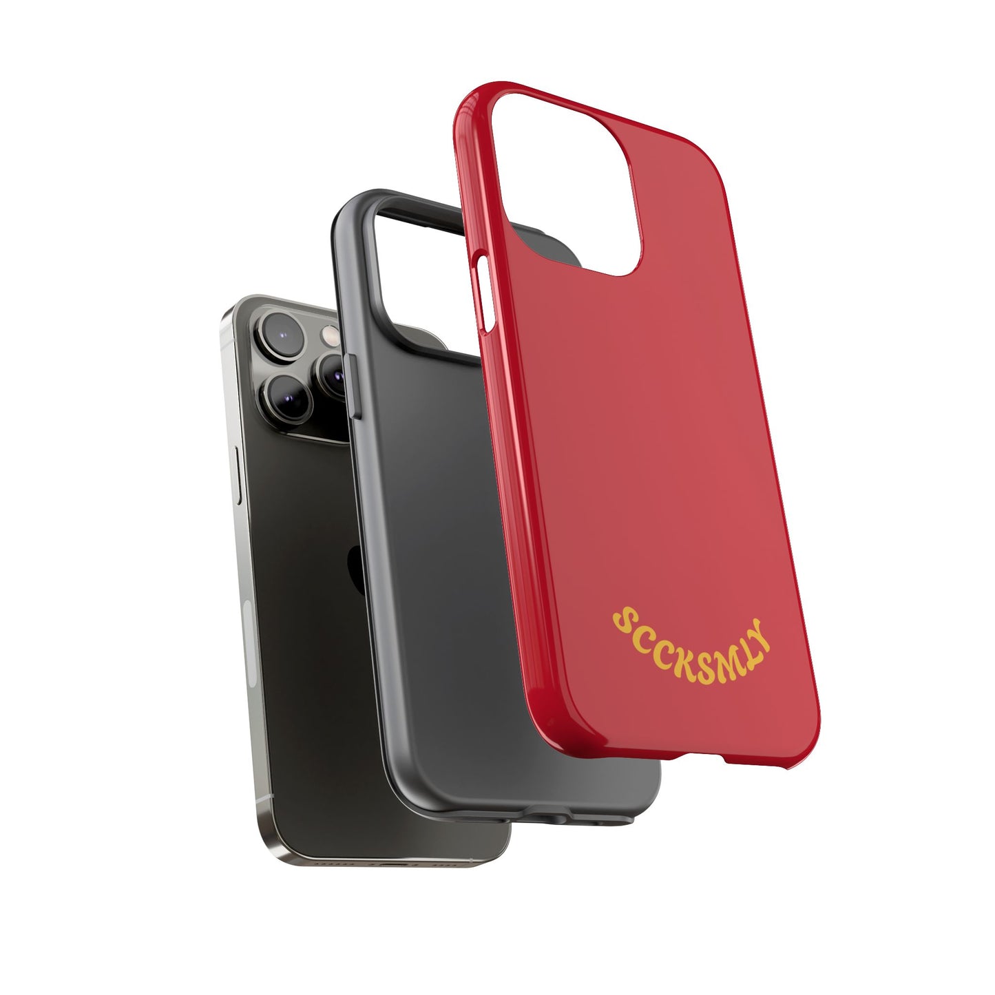 SOLID Calm Cherry Tough Case for Apple