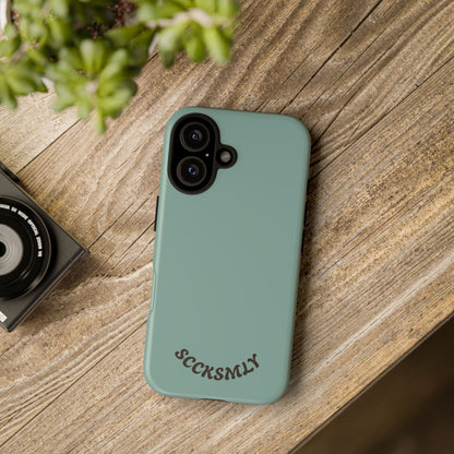 SOLID Fudge Mint Crunch Tough Phone Case for Apple