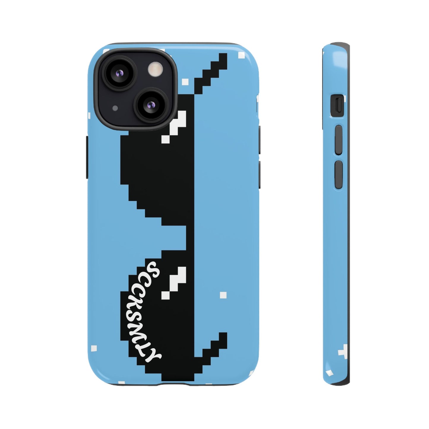 Pixel Glass Tough Phone Case for Apple
