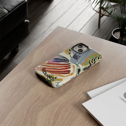 Botanical Strokes Palette Tough Phone Case for Apple