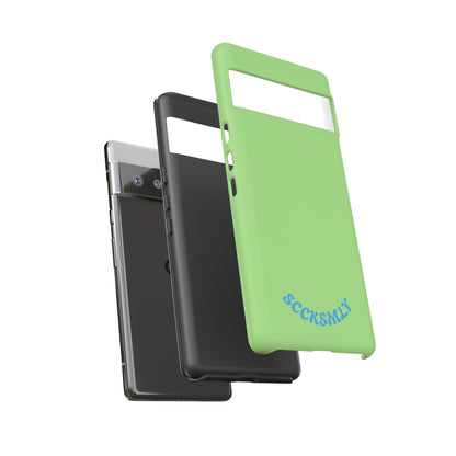 SOLID Sour Lime Tough Case for Google Pixel