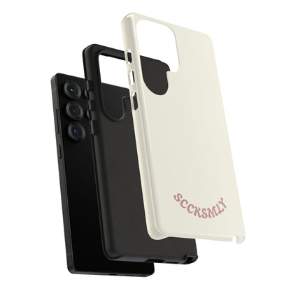 Sweet Oat Milk Tough Phone Case for Samsung