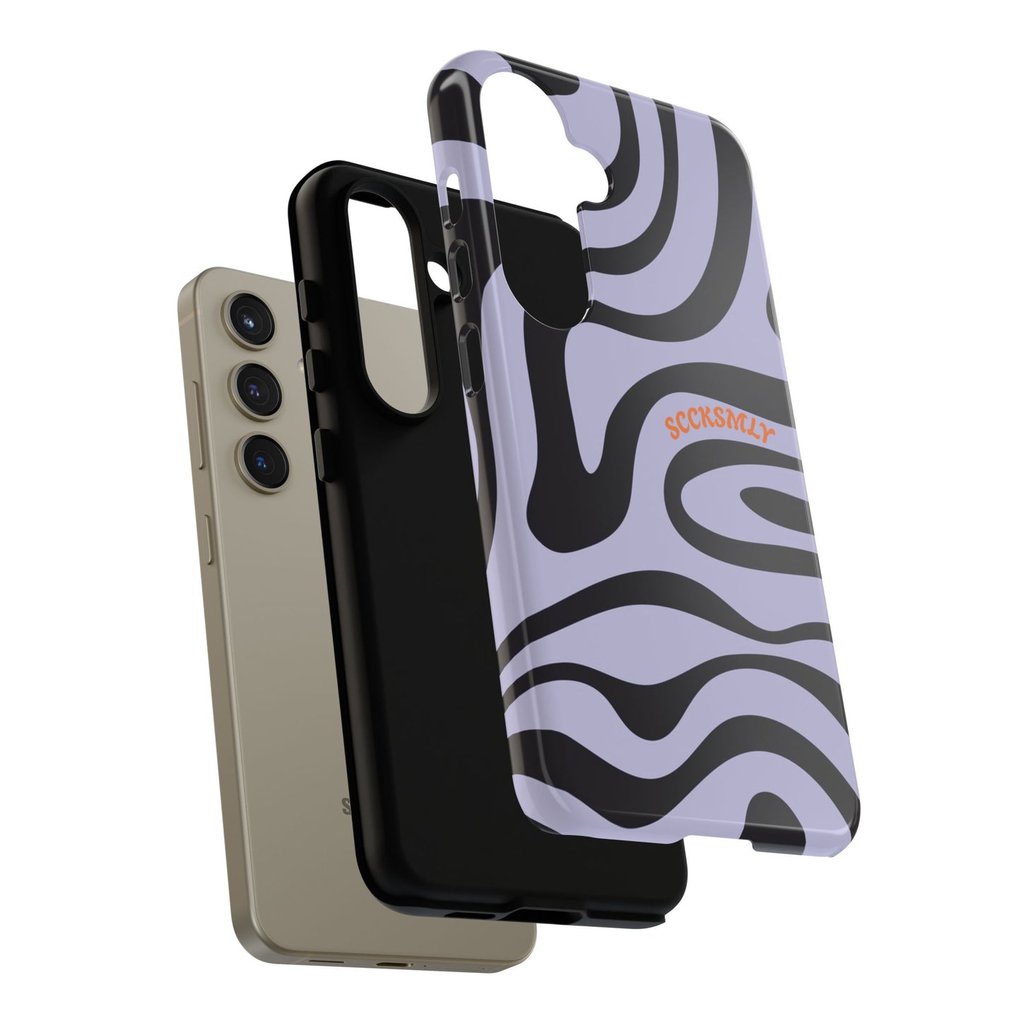 Purple Swirl Phone Case for Samsung