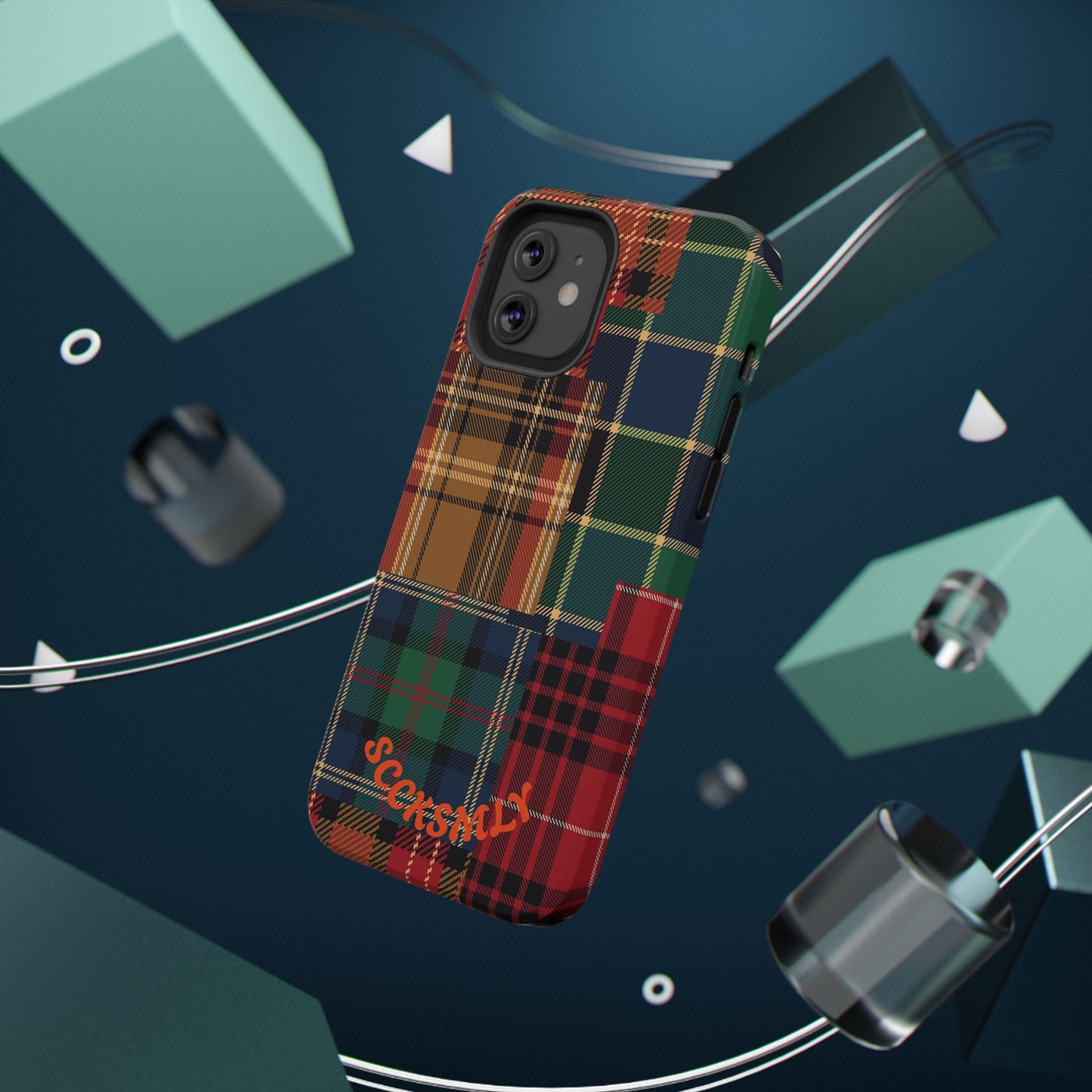 Heritage Hues Patchwork Tough Phone Case for Apple