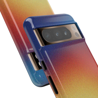 Faded Sunset Aura Tough Phone Case for Google Pixel