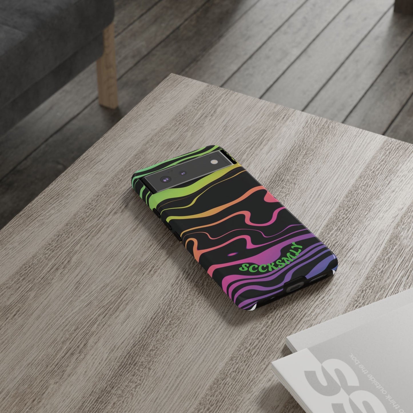 Dark Rainbow Tough Case For Google Pixel
