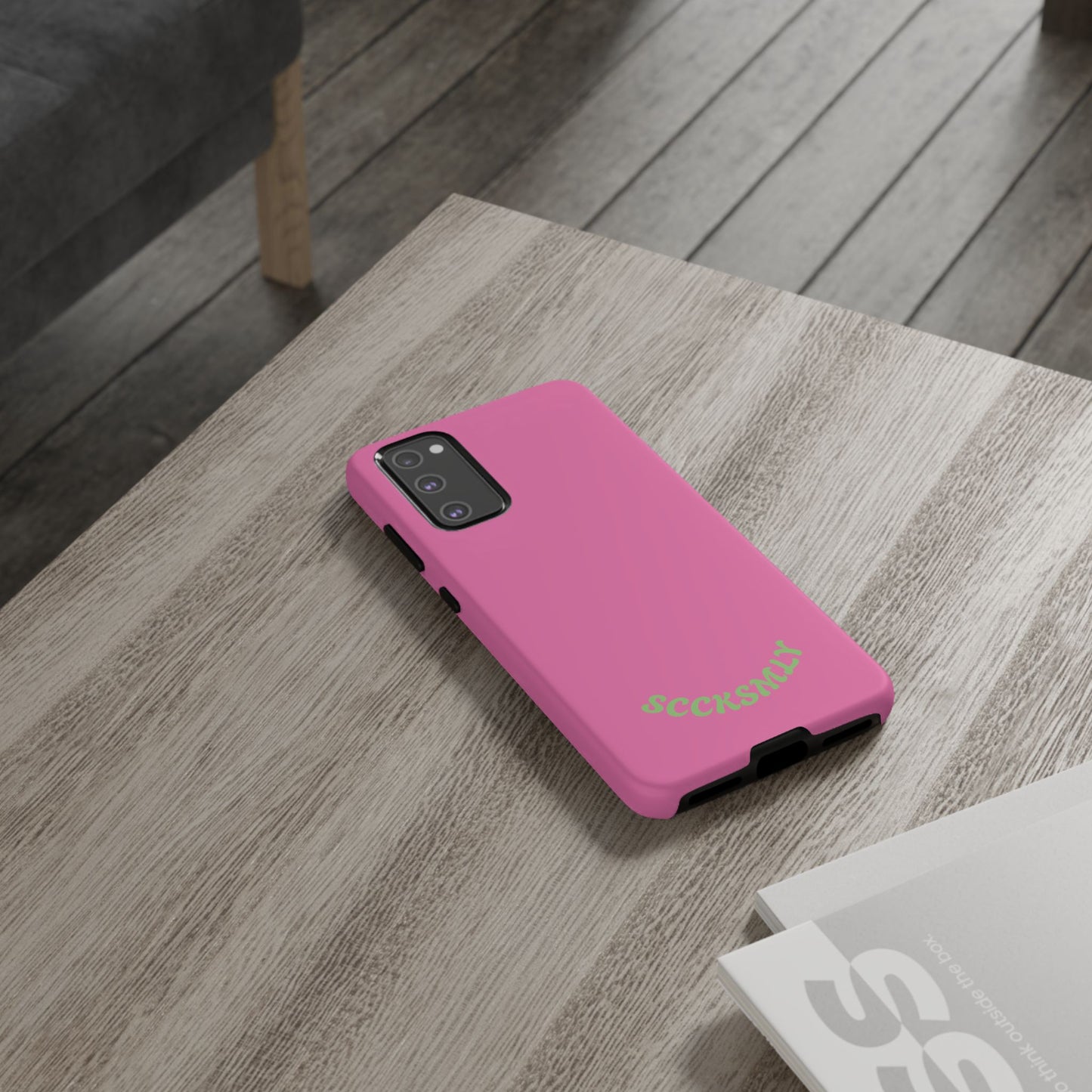 SOLID Sweet Static Pink Tough Case for Samsung