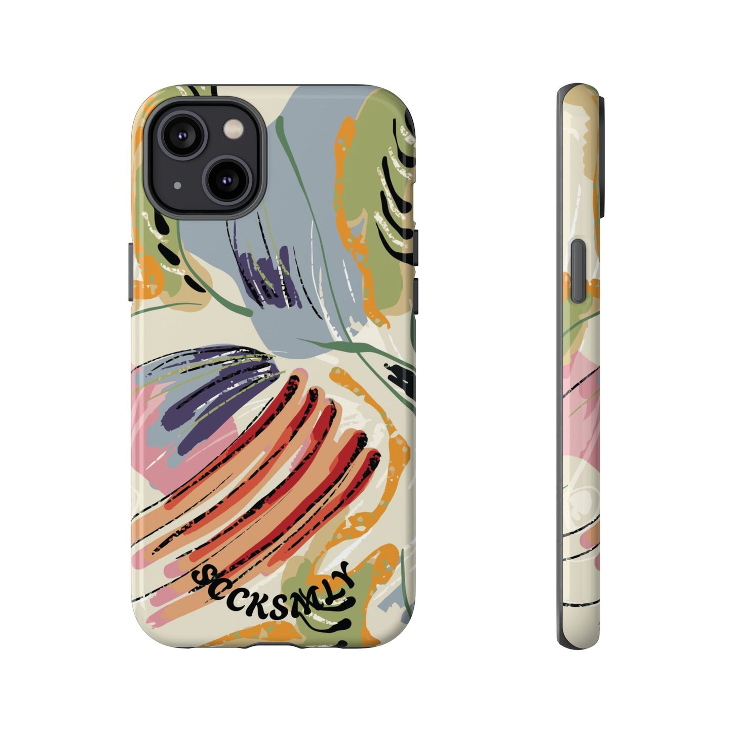 Botanical Strokes Palette Tough Phone Case for Apple