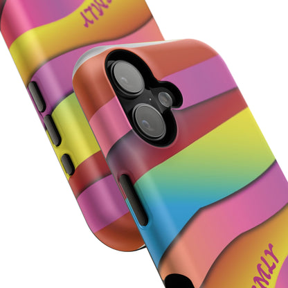 Modern Retro Rainbow Phone Case for Apple
