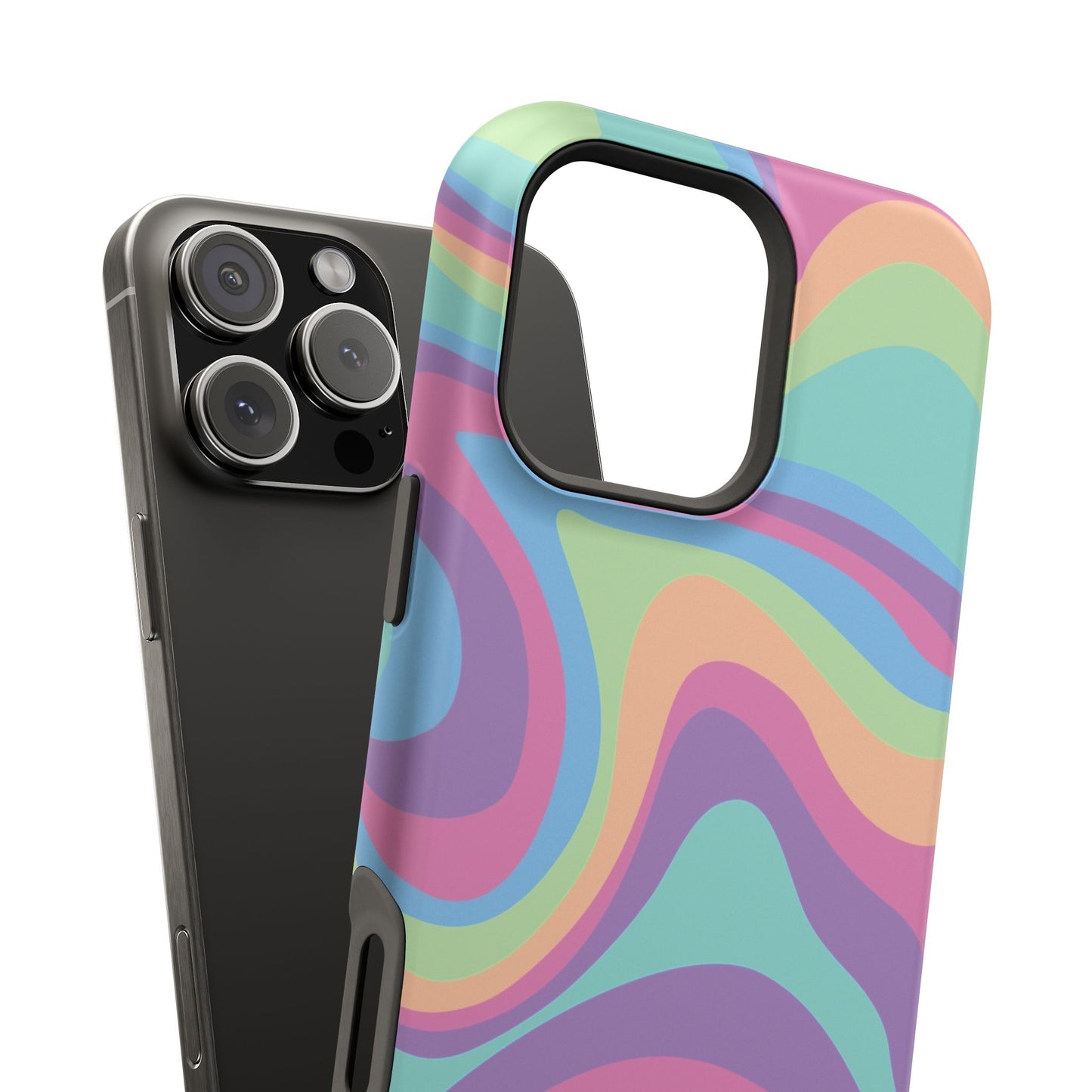 Pastel Swirl Phone Case for Apple