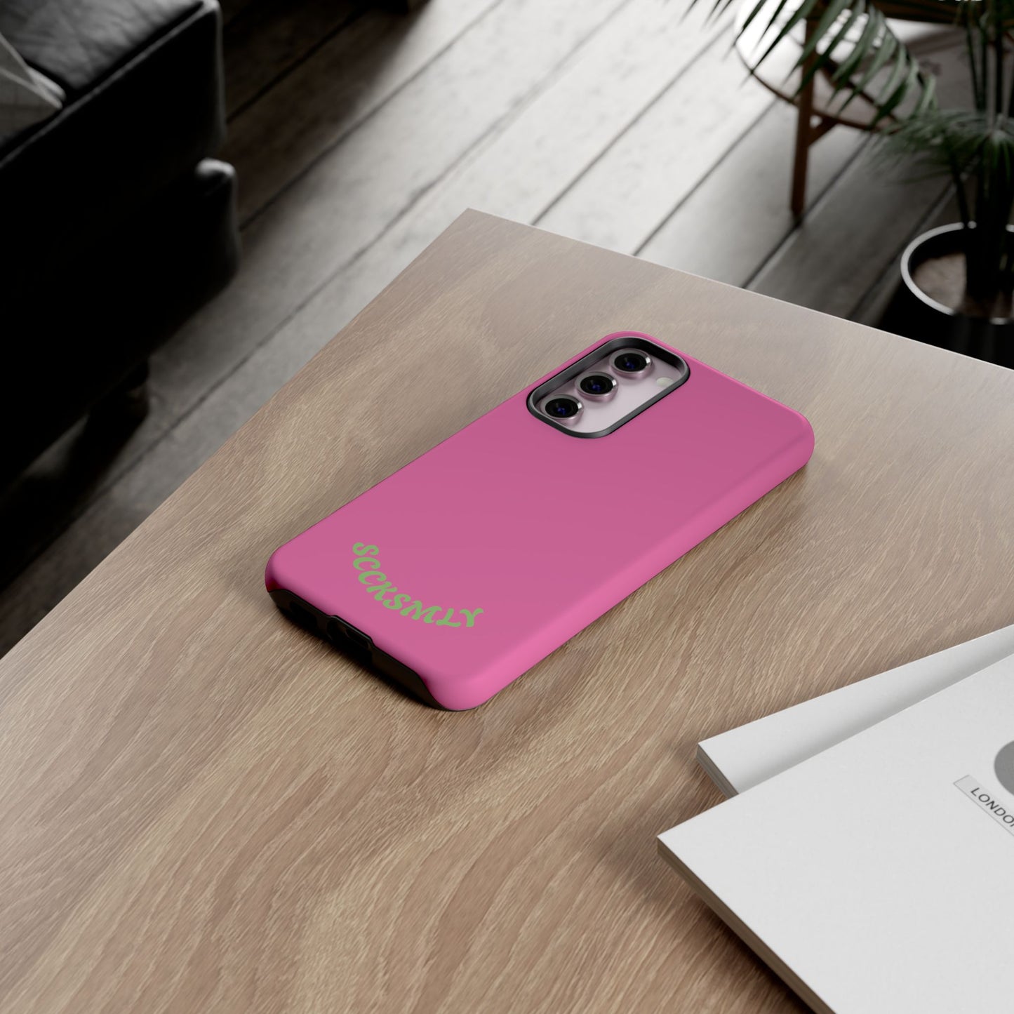 SOLID Sweet Static Pink Tough Case for Samsung