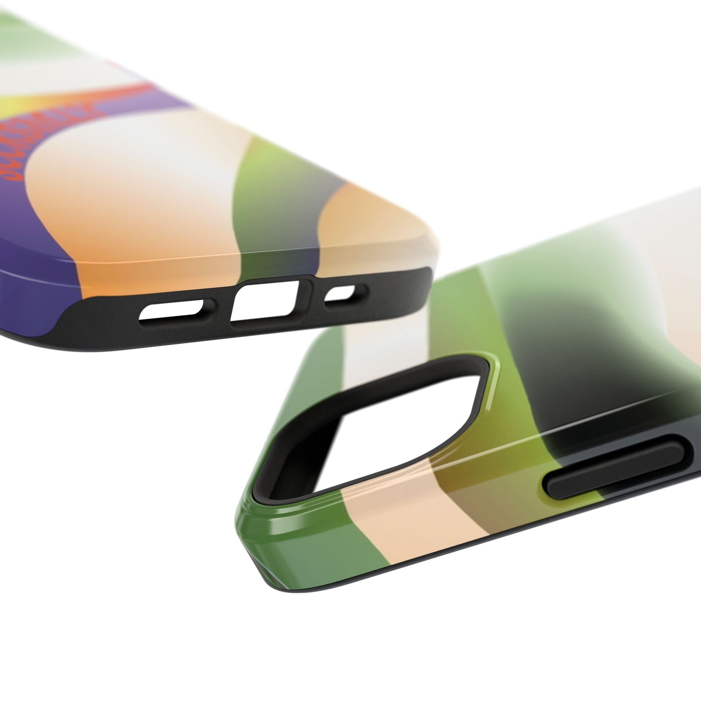 Green Waves Phone Case for Apple