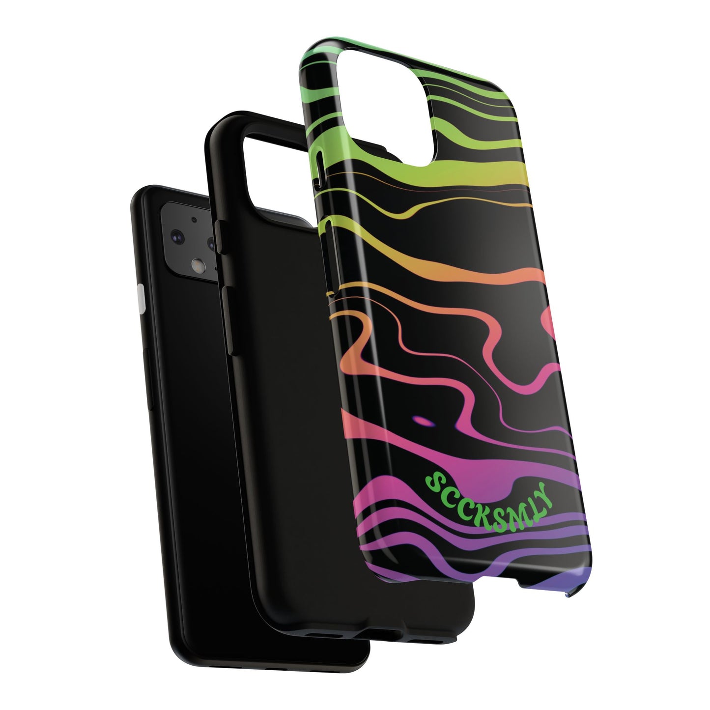 Dark Rainbow Phone Case For Google Pixel