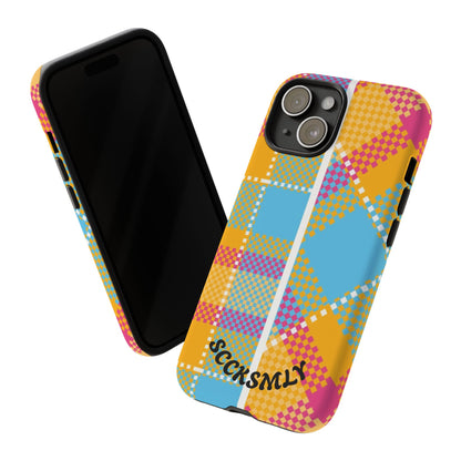 Pattern Punch Phone Case for Apple
