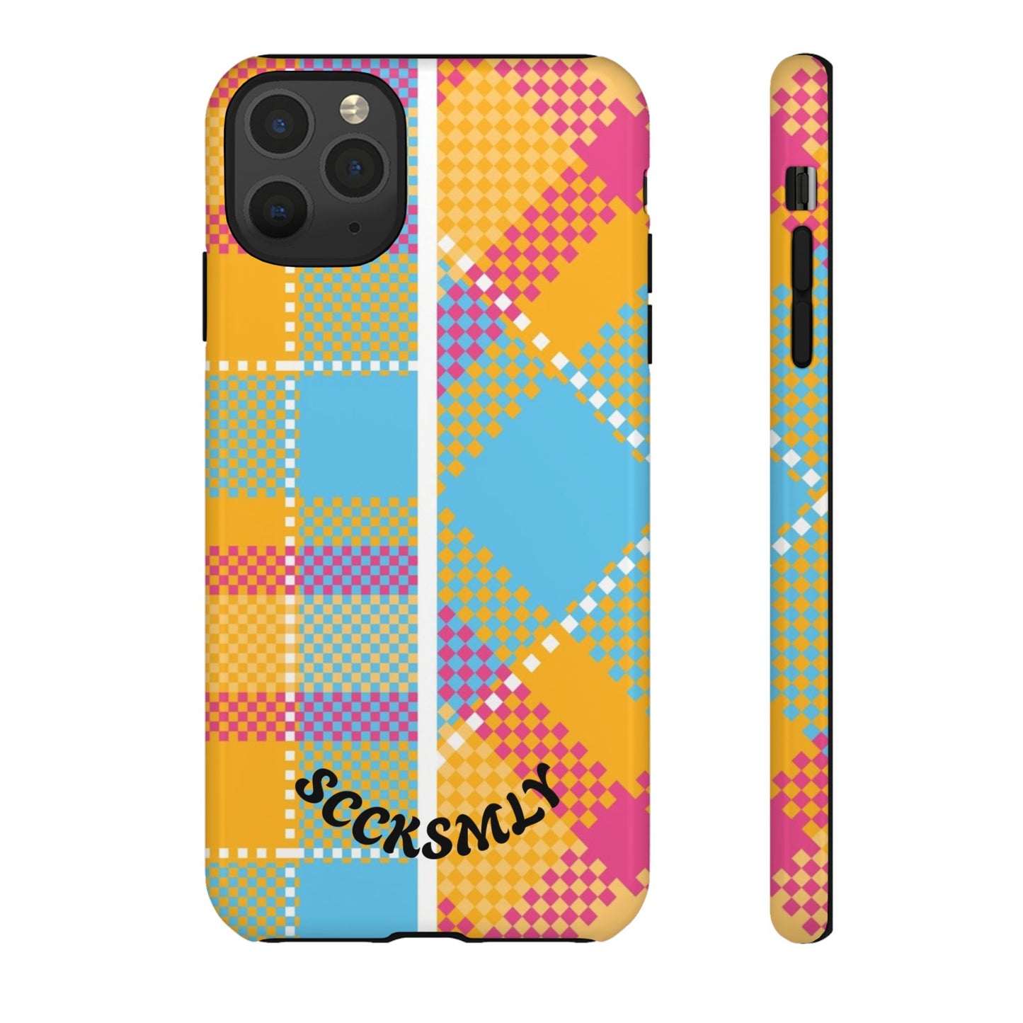 Pattern Punch Phone Case for Apple