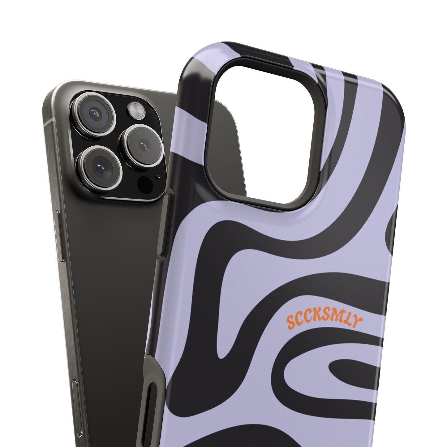 Purple Swirl Phone Case for Apple