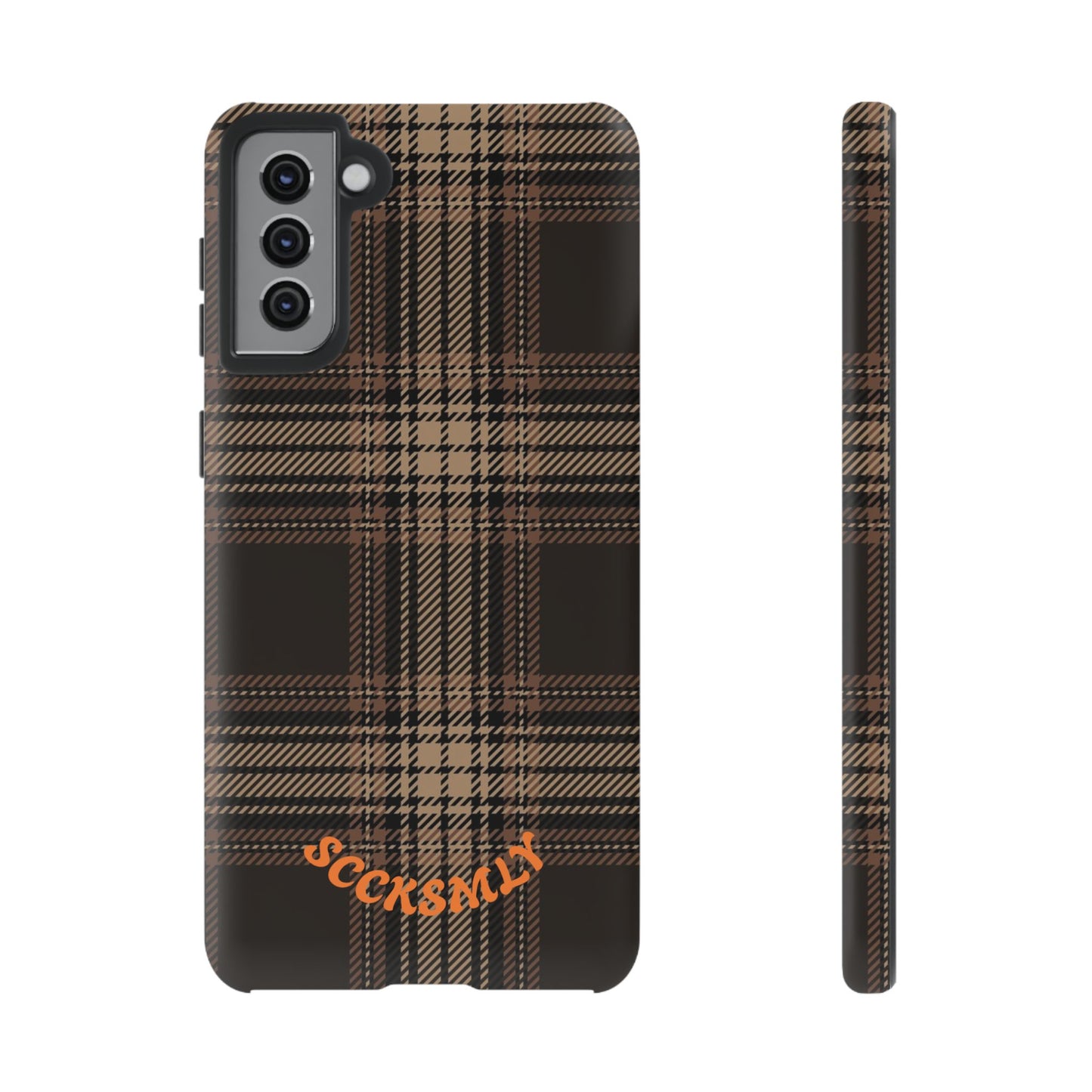 Brown Bread Plaid Tough Phone Case Samsung