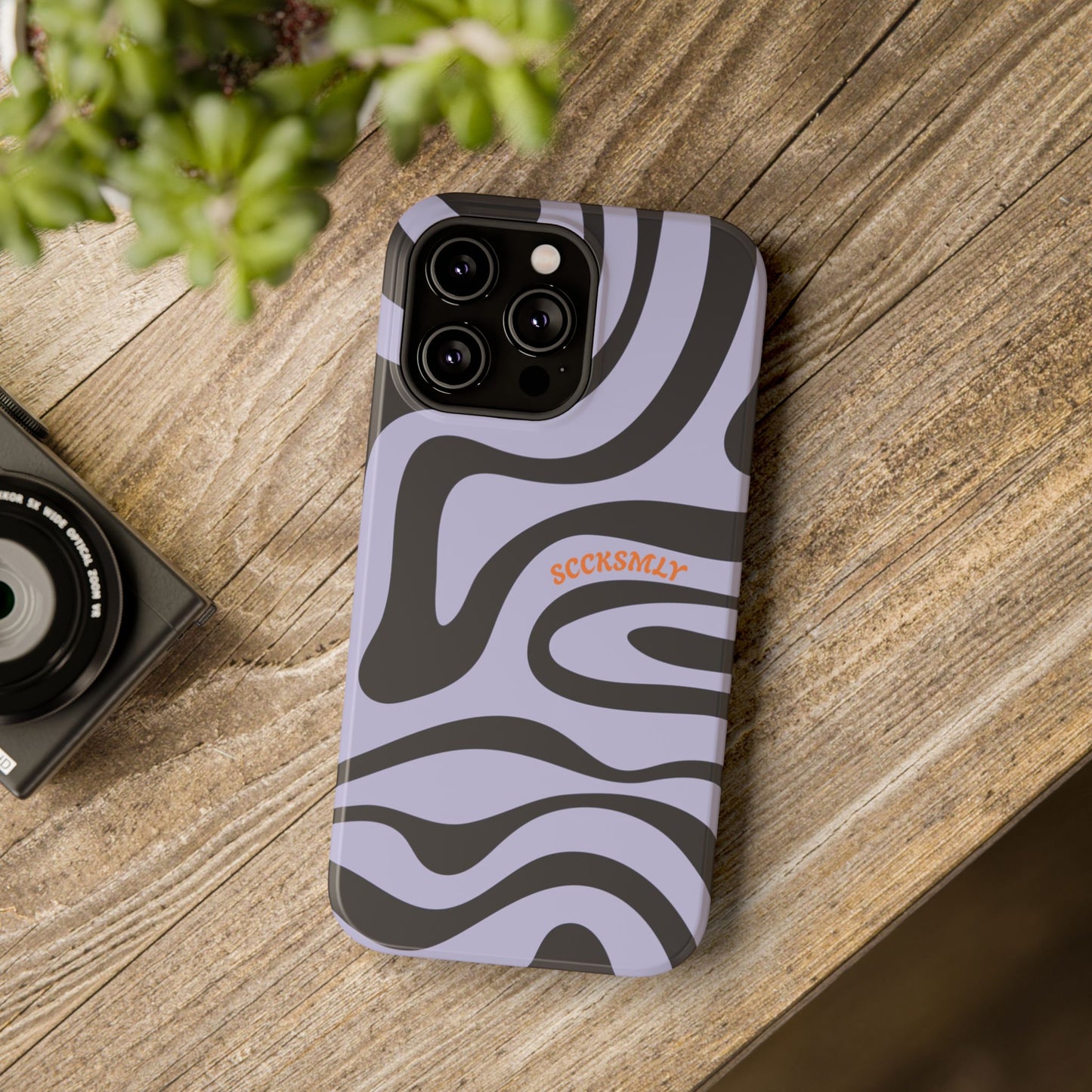 Purple Swirl Phone Case for Apple
