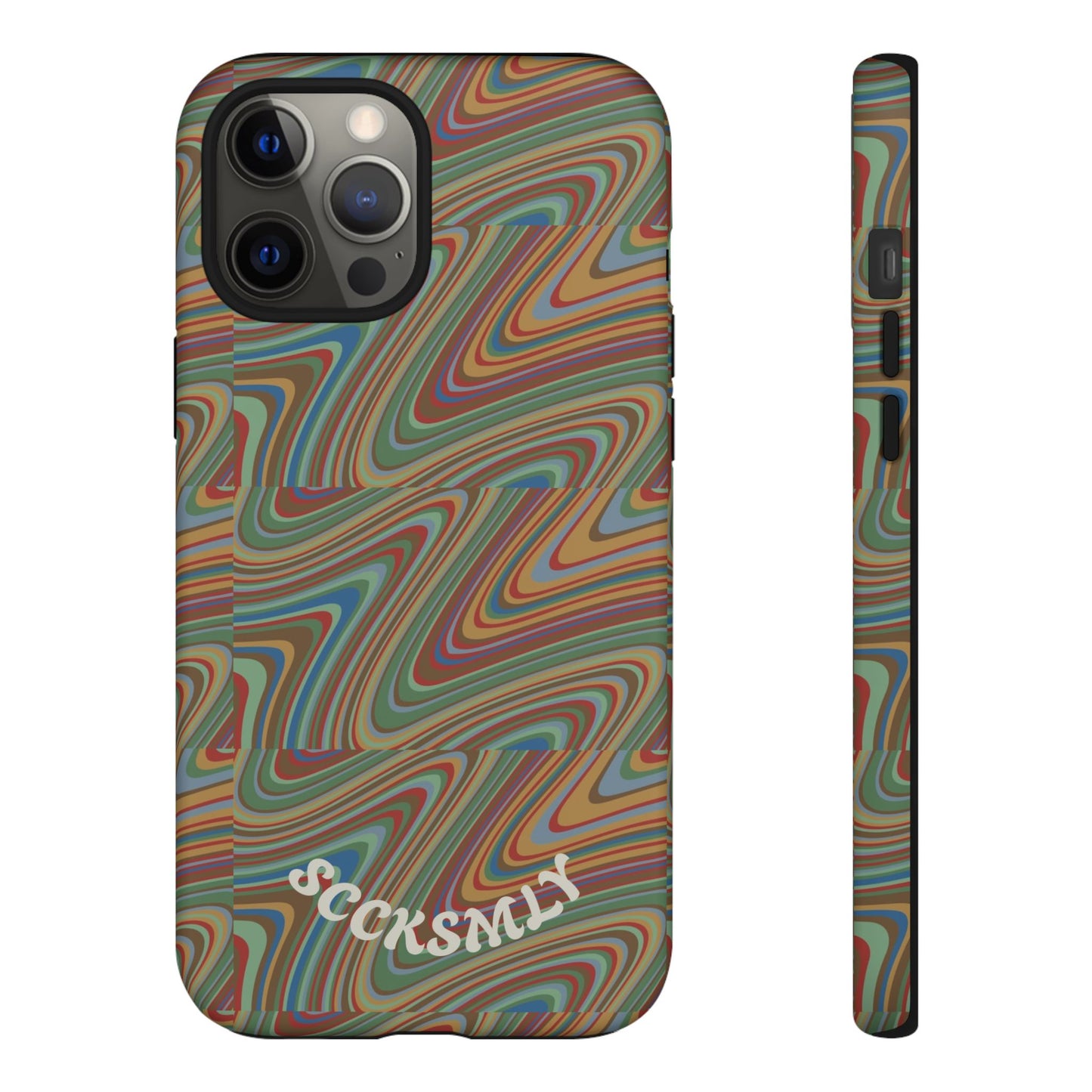 Earthly Waves Tough Phone Case for Apple