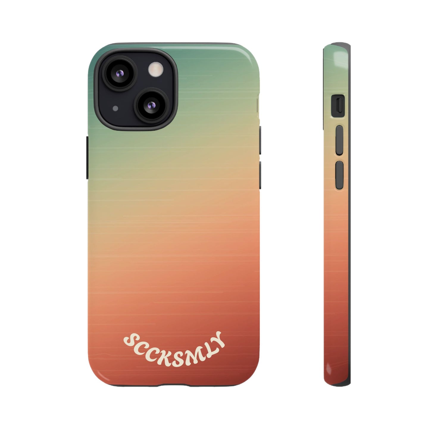 Warm Ombré Tough Phone Case for Apple