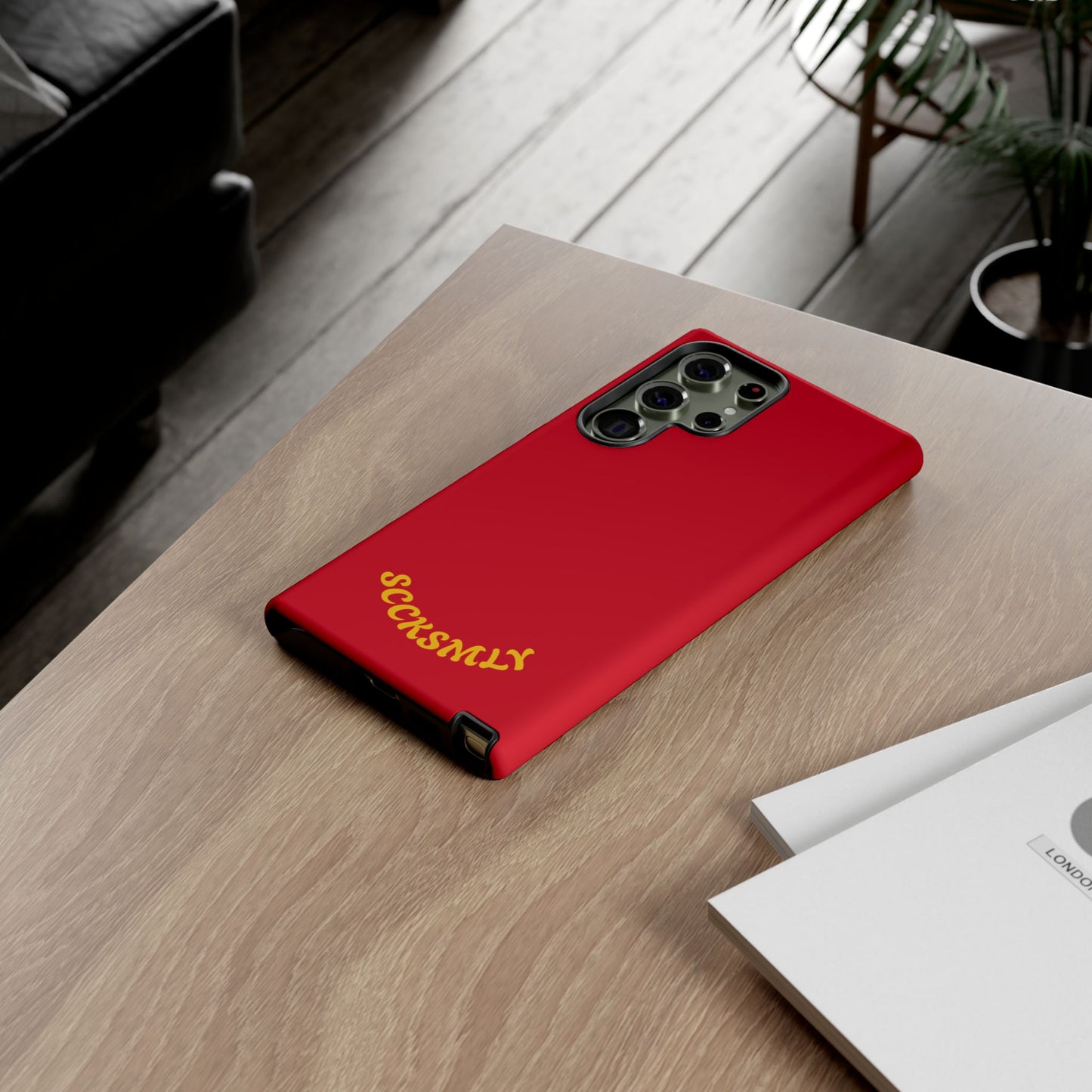 SOLID Calm Cherry Tough Case for Samsung