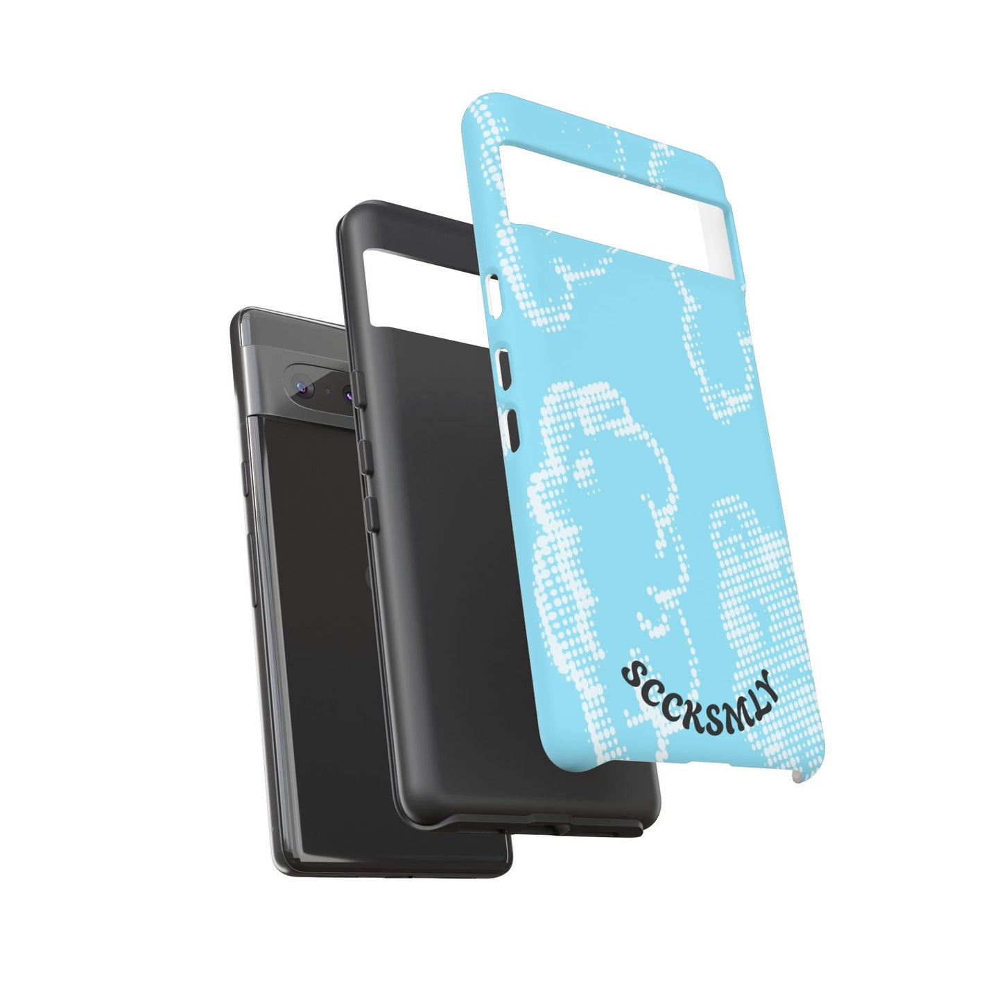 Comic Dot Sky Tough Phone Case for Google Pixel