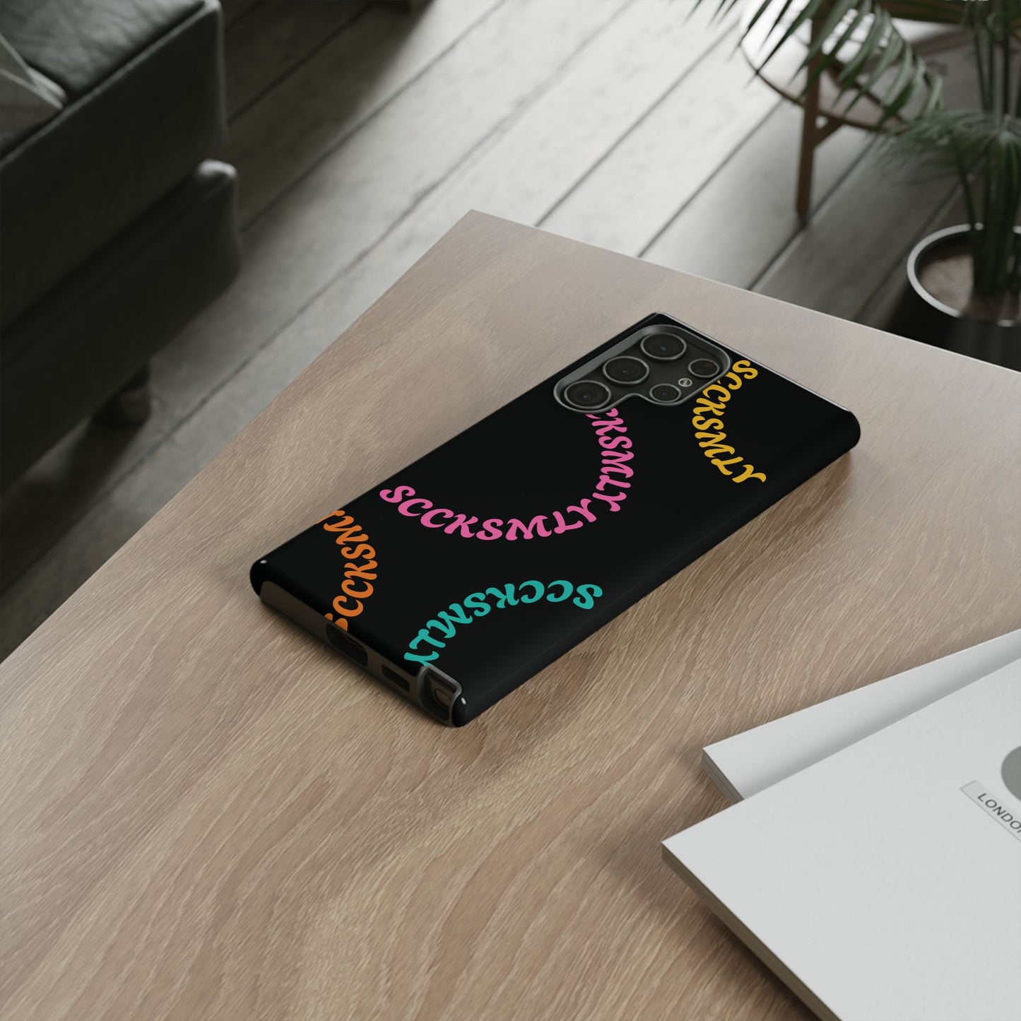 Y2K Wavy Script Tough Case for Samsung