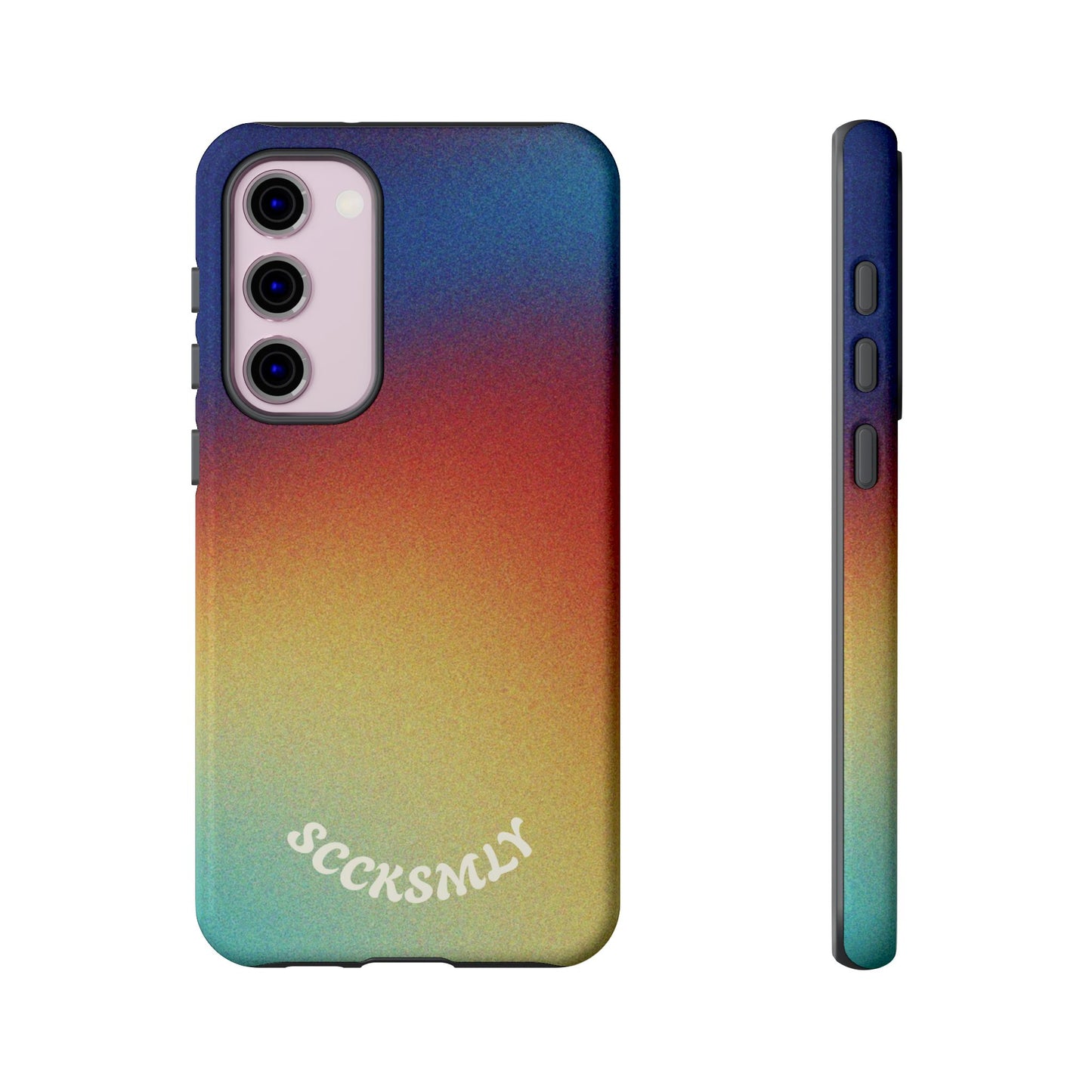Faded Sunset Aura Tough Phone Case for Samsung