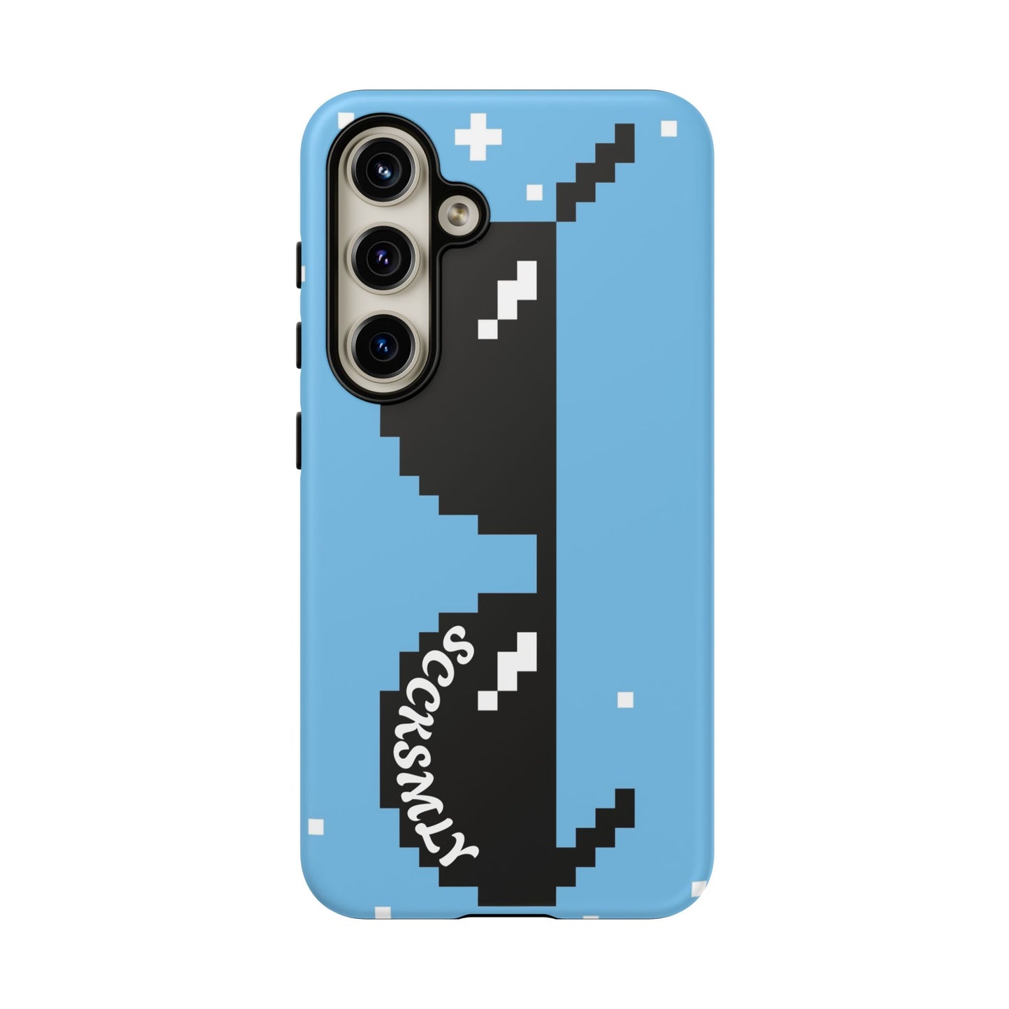 Pixel Glass Tough Phone Case for Samsung