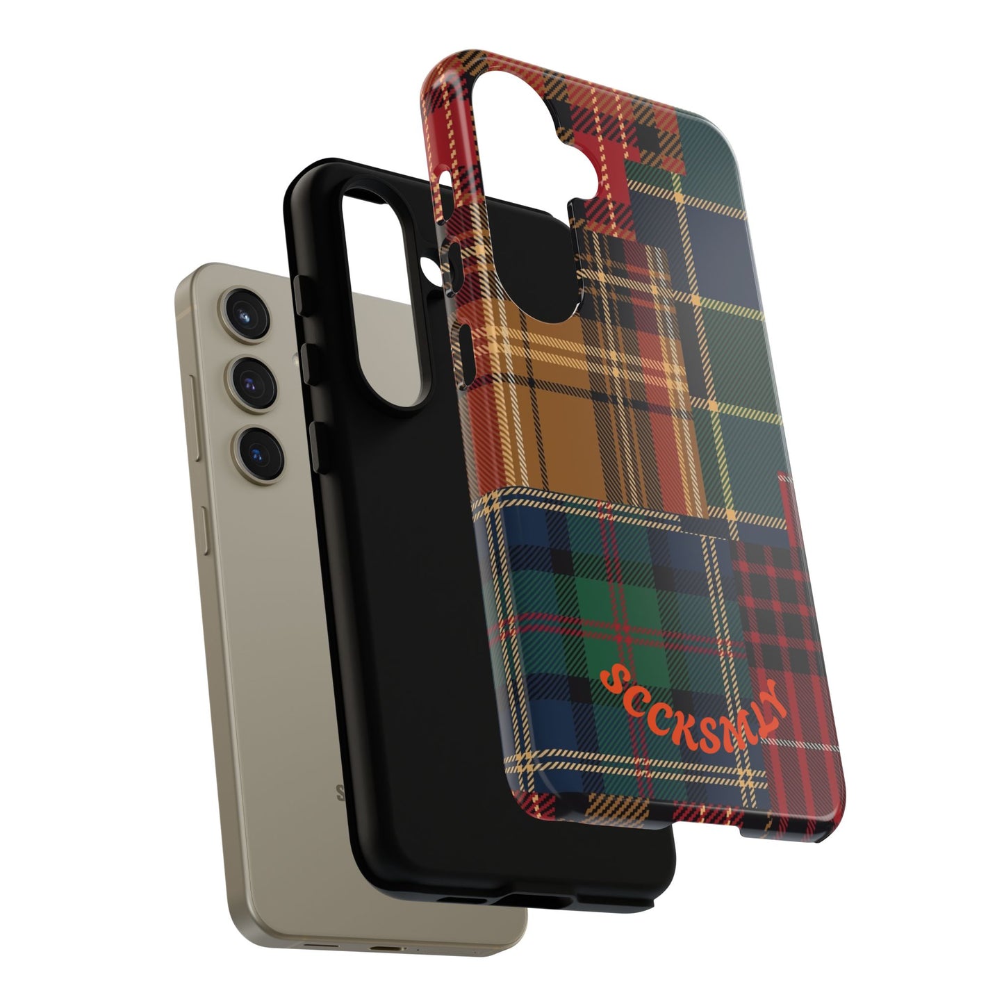 Heritage Hues Patchwork Tough Phone Case for Samsung