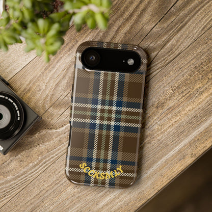 Earth and Sky Plaid Phone Case for Apple