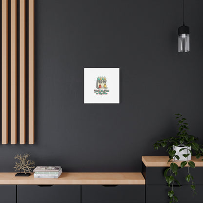 You’re the Fried to My Fries Canvas | Retro Diner Matchbook, Pantry Label Art
