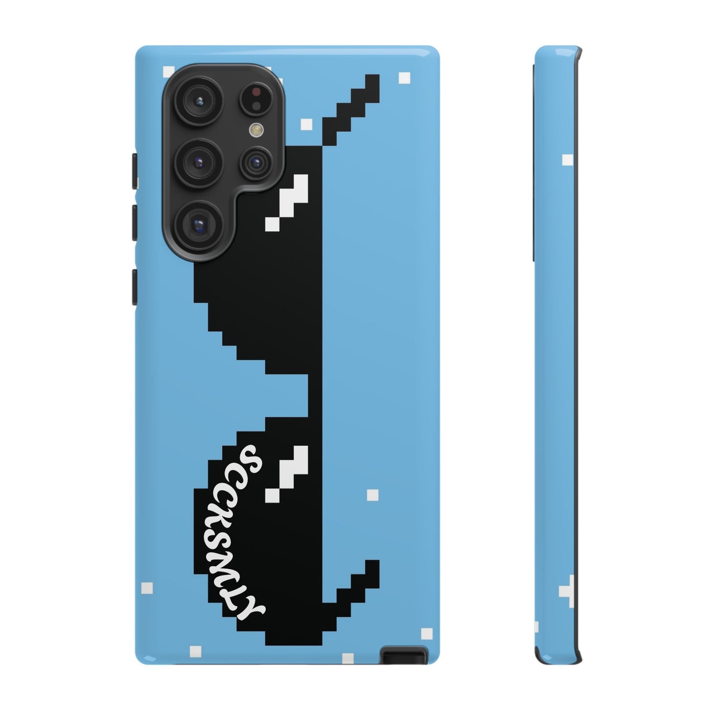 Pixel Glass Tough Phone Case for Samsung