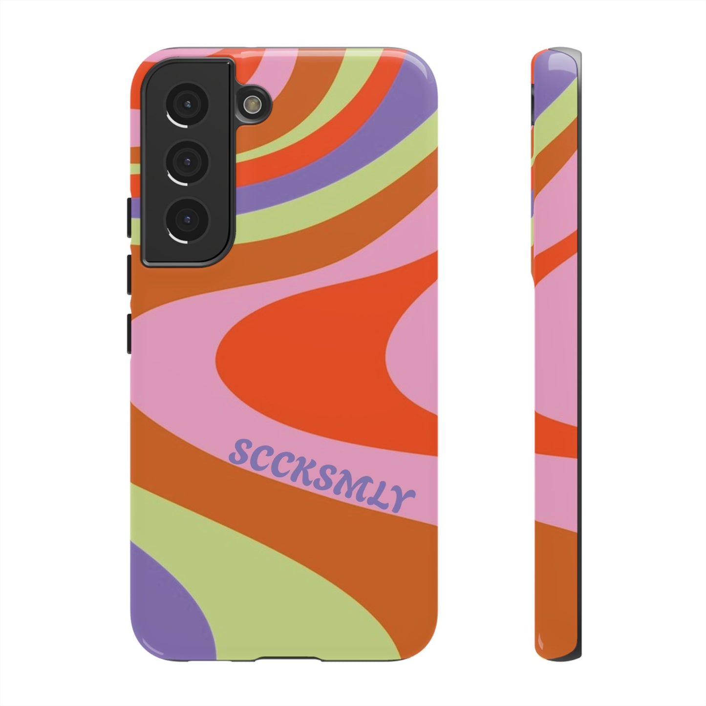 Curvy Swirl Phone Case for Samsung