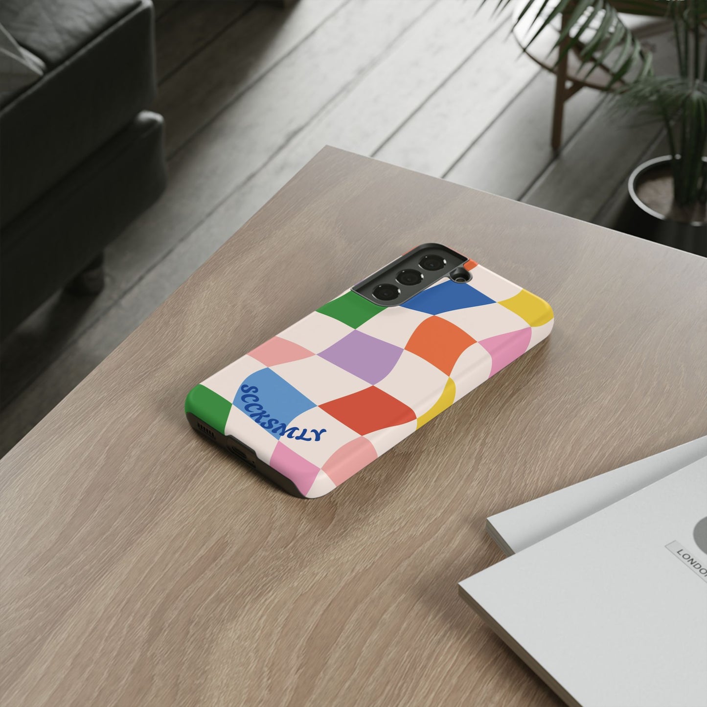 Checker Flicker Phone Case for Samsung
