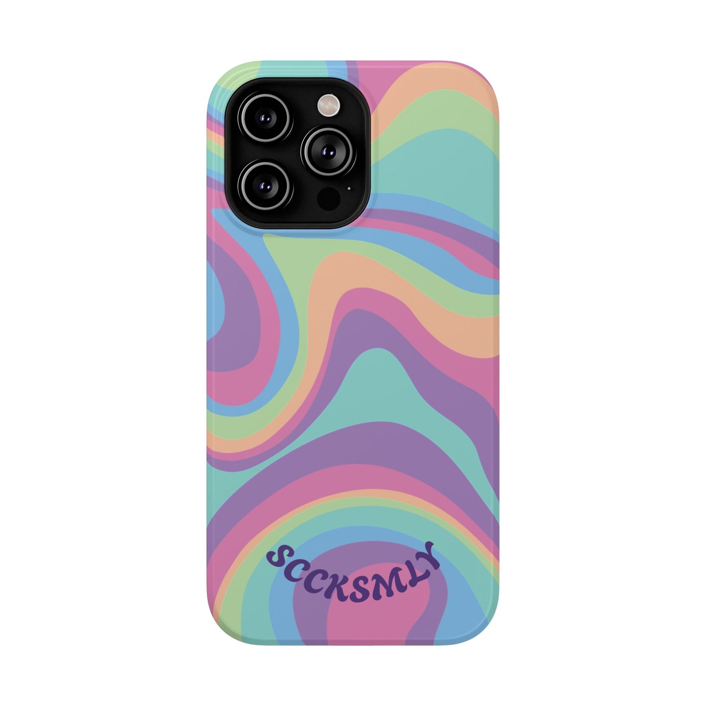 Pastel Swirl Phone Case for Apple