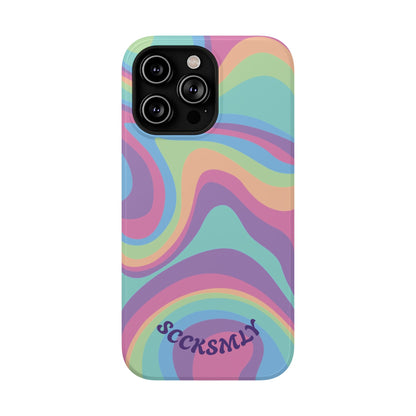 Pastel Swirl Phone Case for Apple