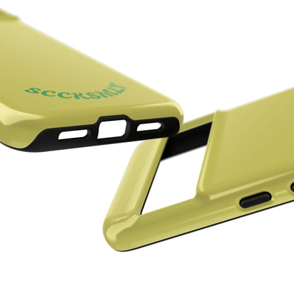 SOLID Lemon Pop Tough Case for Google Pixel