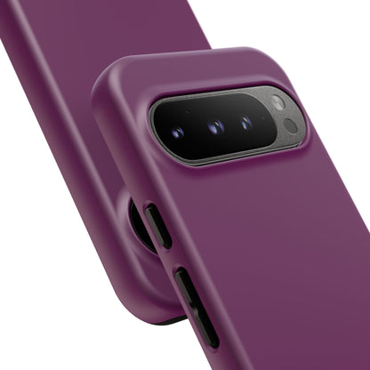 SOLID Amethyst Matte Tough Phone Case for Google Pixel