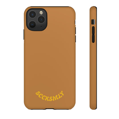 SOLID Spiced Caramel Tough Case for Apple