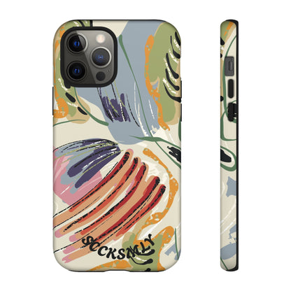 Botanical Strokes Palette Tough Phone Case for Apple