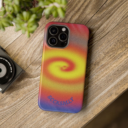 Toxic Spiral Tough Phone Case for Apple