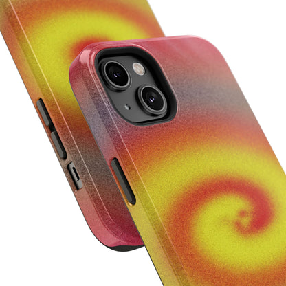 Toxic Spiral Tough Phone Case for Apple