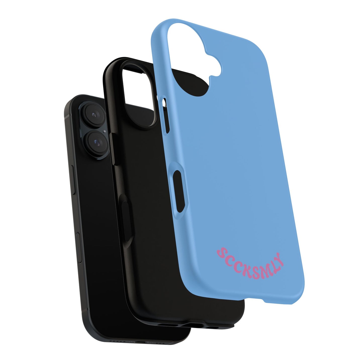 SOLID Blue Candie Tough Case for Apple