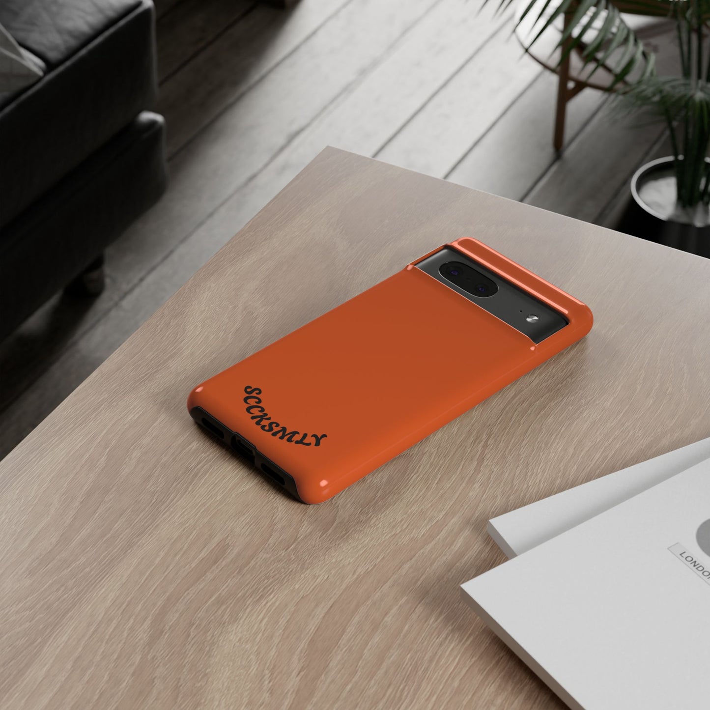 SOLID Tangerine Tough Case for Google Pixel