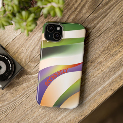 Green Waves Phone Case for Apple