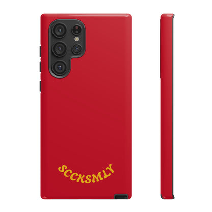 SOLID Calm Cherry Tough Case for Samsung